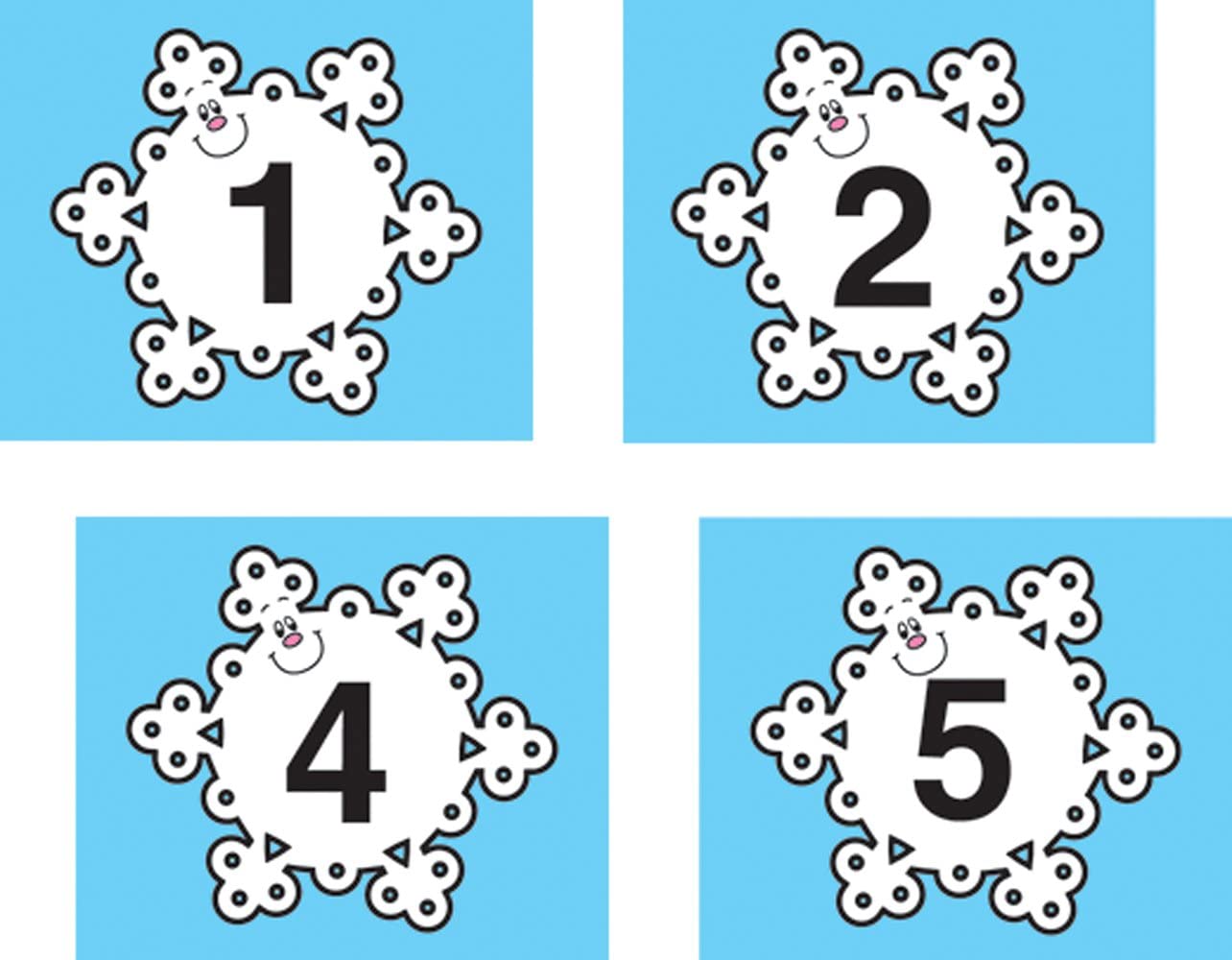 Snowflake Calendar Numbers The Teacher's Trunk