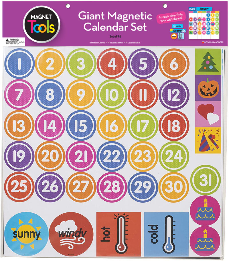 Giant Magnetic Calendar Set