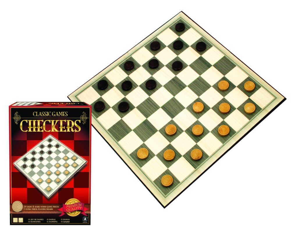 Checkers Wooden