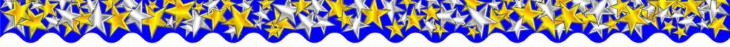 Gold And Silver Stars Border