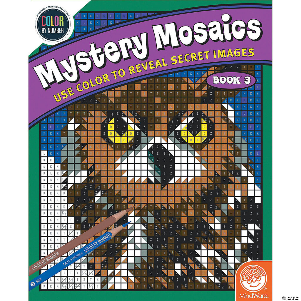 Color By Number Mystery Mosaics Book 3