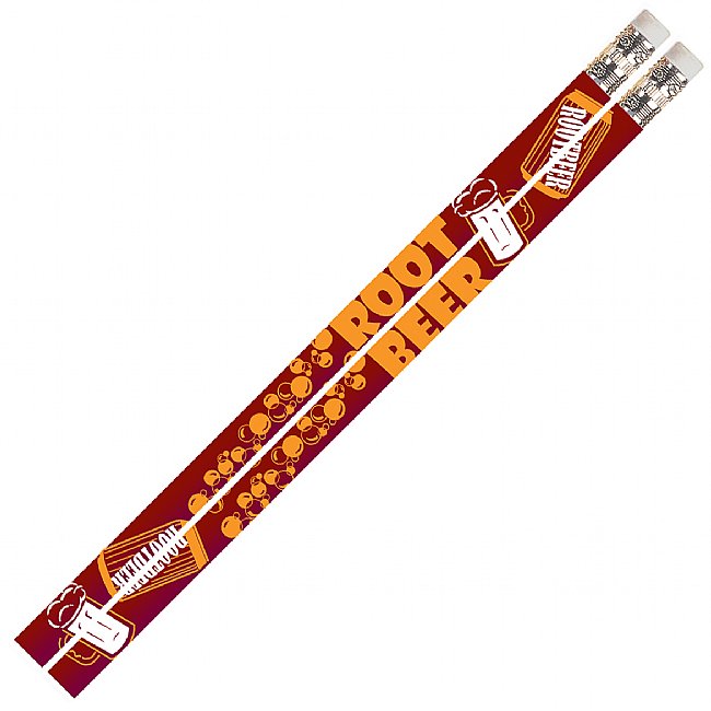 Pencils - Root Beer Scented Pencils - 24/Pkg