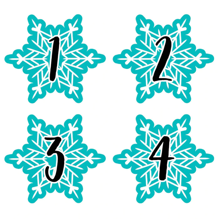 Snowflakes Calendar Days The Teacher's Trunk