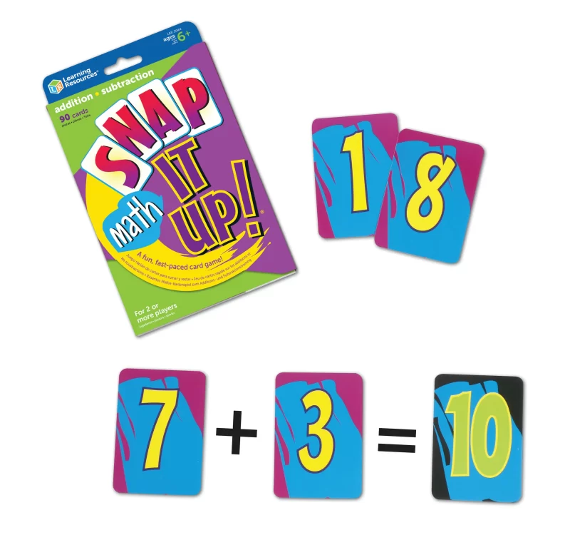 Snap It Up! Add/Sub Card Game